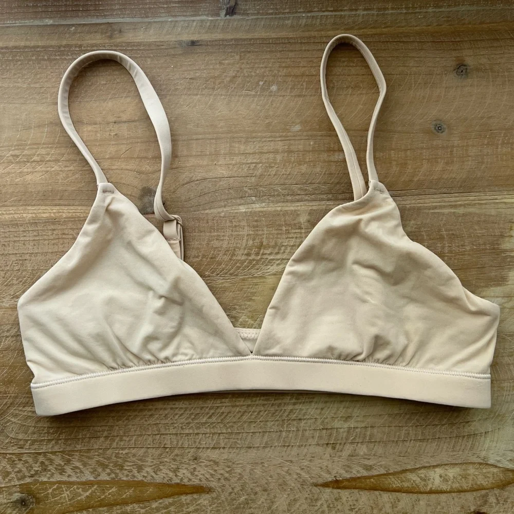 Skims Fits Everybody Triangle Bralette Size Small New - Picture 2 of 4